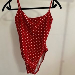 Vintage polka dot swimsuit